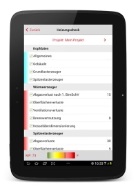 Die ZVPLAN-App ist deutlich mehr als nur ein elektronisches Formular: Mit der umfangreichen Datenbank im Hintergrund und den automatisierten Einträgen oder Auswahlmöglichkeiten kommt der SHK-Fachhandwerker schneller zu einem aussagefähigen Ergebnis.Bild: ConSoft