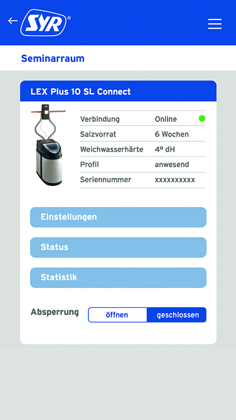 Neue Geräte und Armaturen können sofort integriert,...