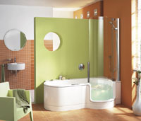 Artweger Twinline jetzt neu als Whirlpool. Foto:Artwege.......