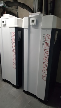 Zwei Ochsner Sole-Wärmepumpen beziehen die Energie.......