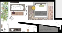 Vom Traumbad mit Traum-Maßen zur Wohlfühloase auch auf kleinem Grundriss: Die Seminare „Trends in der Badgestaltung“ in der Hansgrohe Aquademie geben Orientierung und Anregung. Bild: Hansgrohe