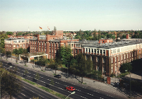 Das Stammgelände der BAM, die den Informationsaustausch zwischen den Marktüberwachungsbehörden der Bundesländer und zwischen Deutschland und den anderen Mitgliedsstaaten der EU koordiniert, in Berlin. Foto: BAM