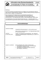Der Musterausschreibungstext der Zimmererhandwerks.......