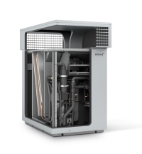 Kann aufgrund ihrer variablen Aufstellung und leisen Betriebsweise innen oder außen installiert werden: die SensoTherm BLW B von BRÖTJE. Bild: August Brötje GmbH<br />