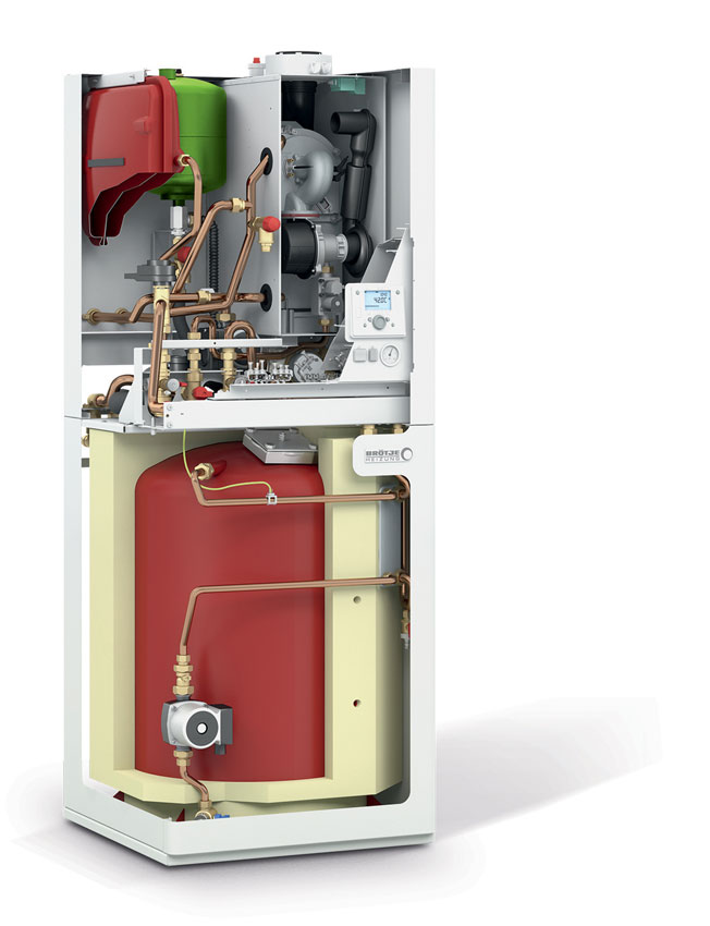 Der EcoTherm Plus WGB EVO (oben) sowie der EcoCondens...