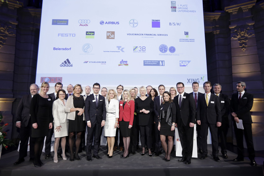 Preisverleihung an die „Besten Arbeitgeber 2016“ ihrer...