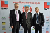 Der Vorstand des BVF freut sich darauf, seine Gäste am 24. und 25. November in Berlin zu einem fundierten Fachprogramm zu begrüßen. Die Vorstandsmitglieder (v.l.n.r.): Heinz Eckard Beele, Ulrich Stahl, Michael Muerköster.<br />Bild: Bundesverband Flächenheizungen und Flächenkühlungen e. V., Hagen