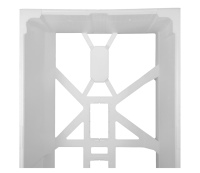 Nur 4 Träger für 100 Badewannenmodelle aus Stahl und Acryl.<br />Bilder: poresta systems GmbH<br />