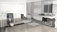 Badinstallation Smatrix Aqua PLUS.