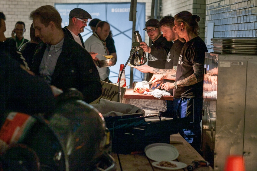 Mahlzeit: Zusammen mit köstlichen Beilagen bot die...