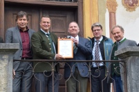 V.l.: Bürgermeister Oberammergau Arno Nunn, Vorstandsvorsitzender.......