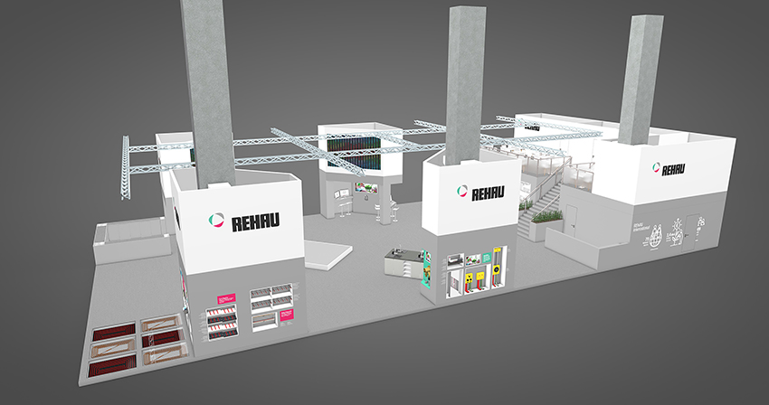 Der Messeauftritt von REHAU steht dieses Jahr unter...