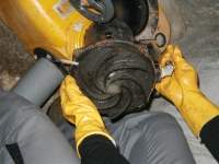Der Jung Pumpen Kundendienst übernimmt auch die Wartung von Hebeanlagen.