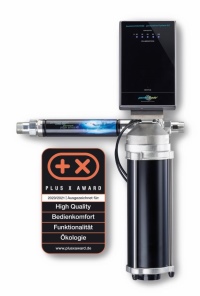 Primus und Preisträger: primus vital wurde mit dem Plus X Award in den Kategorien High Quality, Bedienkomfort, Funktionalität und Ökologie ausgezeichnet.<br />Bilder: perma-trade Wassertechnik