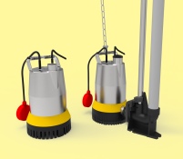 MULTI DRAIN- Pumpe UV 300 mit vertikalem Druckabgang;.......