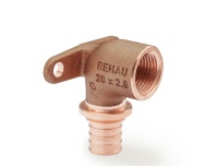 REHAU stellt im Rahmen der ISH einige Innovationen vor, wie beispielsweise die neuen Fittings RAUTITAN RX+ aus bleifreiem Rotguss.<br />Bilder: REHAU