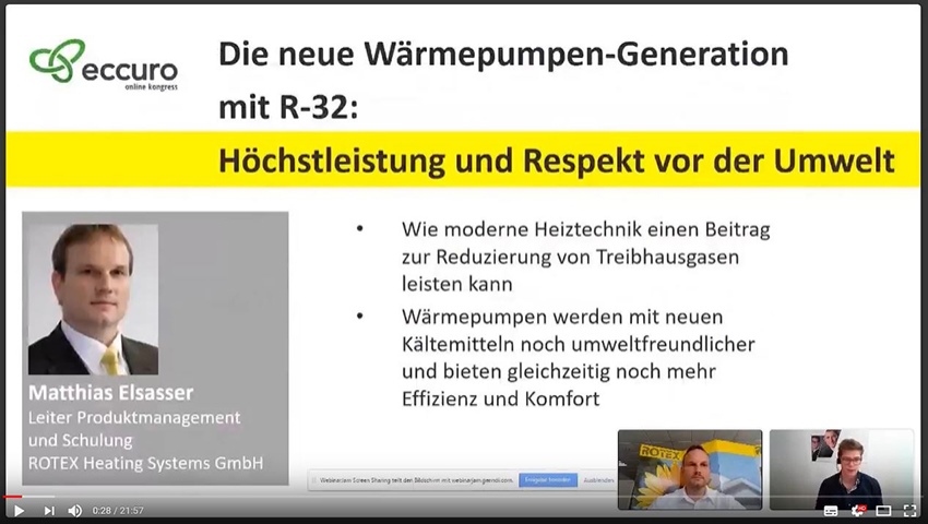 Im Online-Vortrag zeigt Matthias Elsasser von ROTEX...