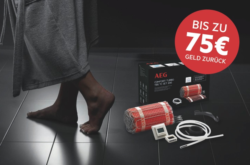 Geld zurück gibts jetzt von AEG Haustechnik beim Kauf...