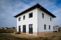 Die einschalige Bauweise der Stadtvilla ist vor allem hinsichtlich ihrer Nachhaltigkeit ein Gewinn für Bauherrn Christian Wolff. <br />Bilder: Bosch
