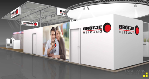 Brötje präsentiert sich auf der SHK in Halle 3.0 an...