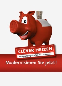 Das Motto von Brötje: "Clever heizen: Weniger Energiekosten.......