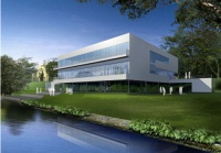 Neues Flaggschiff des Schulungs- und Weiterbildungskonzepts von Buderus ist das Informationszentrum Lollar, dessen Eröffnung am 19. Juni 2009 gefeiert wird. Foto: Buderus