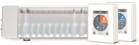 Heizungsregler °CALEONbox mit Touch-Raumcontrollern °CALEON und °CALEON Clima<br />Bild: Sorel
