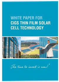 Über die Chancen für die CIGS-Dünnschichtphotovoltaik.......