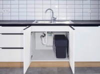 Klein & stark: <br />E-Kompaktdurchlauferhitzer CEX-U mit Armatur EAK in den Küchen.<br />Bilder: CLAGE