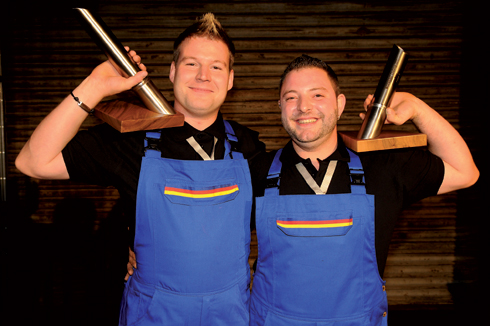 Das erfolgreiche Siegerteam Berzebube, Thomas Schmitt...