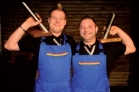 Das erfolgreiche Siegerteam Berzebube, Thomas Schmitt und Marc Köhler, von der fa. Georg Berz & Co. GmbH aus Mainz.