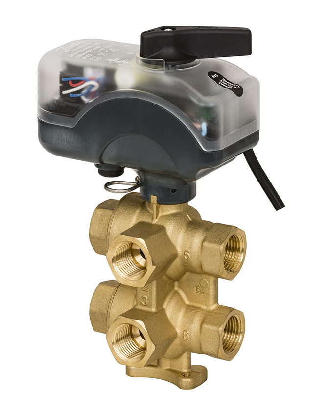 Beim 6-Wege-Motorumschaltventil ChangeOver6 genügt...