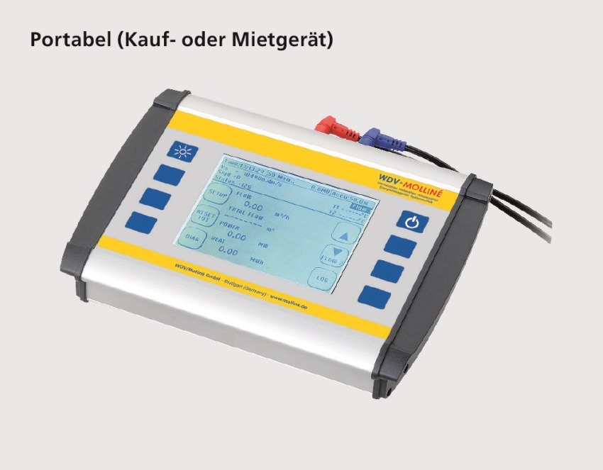 Clamp-on Ultraschallzähler portabel (auch als Mietgerät)...