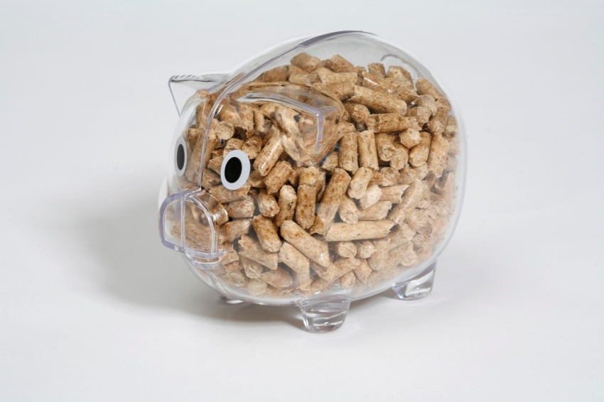 Wer die Investition nicht scheut, kann mit Pellets...