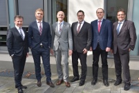 Der neu gewählte DEPVVorstand (v.l.n.r.): Emil Sopper.......