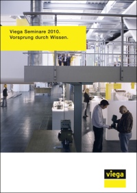 Die neue 36-seitige Seminarbroschüre kann kostenlos bei Viega in Attendorn oder Großheringen angefordert werden.