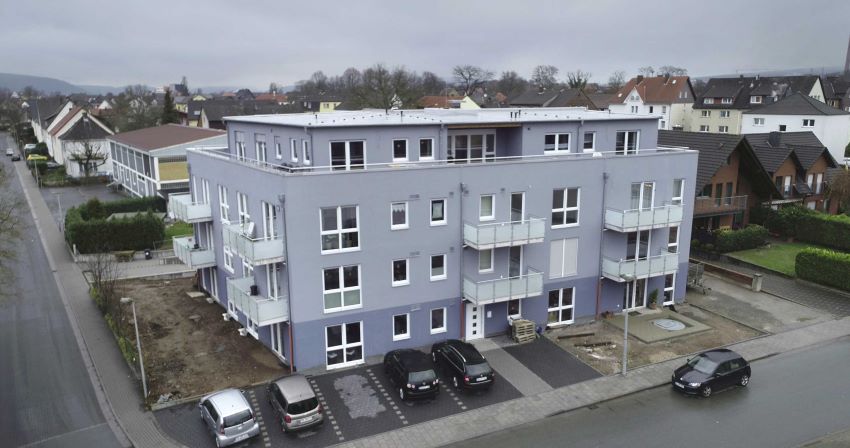 Elf Barrierefreie Wohnungen werden effizient und umweltfreundlich...