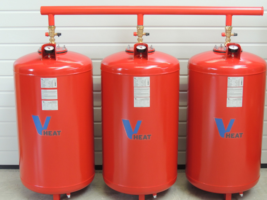 Batterieschaltung 3 x B 220 Liter