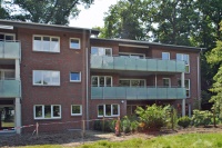 Sechs Wohneinheiten umfasst das neu gebaute Wohnhaus in Gronau.