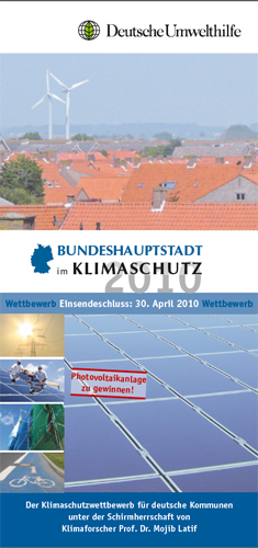 Der Flyer der Deutschen Umwelthilfe zum Wettbewerb...