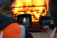 Der Brand erreichte Temperaturen von bis zu 1000 Grad Celsius.<br />Bild: Heck Wall Systems