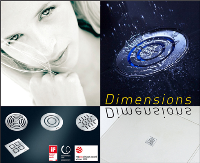 Mehrfach prämiert: die Ablauf-Abdeckungen der Serie Dimensions