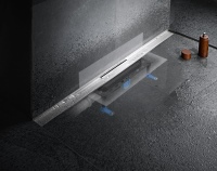 DallFlex ist einfach einzubauen, flexibel kombinerbar und leicht zu reinigen. <br />Mit ihm können sieben verschiedene Dallmer-Duschrinnen kombiniert werden.<br />