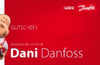 Messegutschein für ein Präsent. Bilder: Danfoss A/S