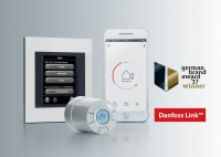 Starke Marke: Das drahtlose Smart-Heating-System Danfoss Link zur zentralen Einzelraumtemperaturregelung gehört zu den Marken-Preisträgern beim German Brand Award 2017.<br />Bild: Danfoss
