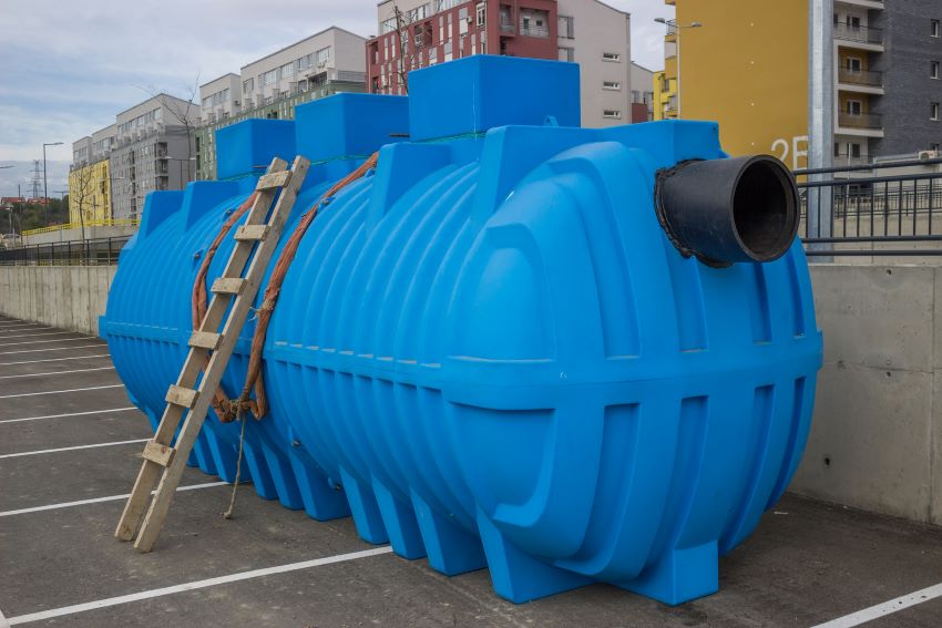 Polyethylen-Modul für Kläranlagen Bild: Stockbild/kataklinge...