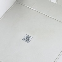 Schicke Fußnote im Bad: Mit der Designabdeckung Cut.......