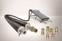 „Plug and Play“ – Mit DuoSolar 220 von Armacell lassen sich jetzt auch Vakuumröhrenkollektoren schnell und sicher anschließen <br />Bild: Armacell