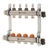 Der Fußboden-Heizkreisverteiler <a href="http://www.imi-hydronic.com/de-DE/Produkte-und-Loesungen/heimeier-thermostatic-control/fubbodenheizungsregelung/fubboden-heizkreisverteiler/Dynacon-Eclipse-von-IMI-Heimeier/?q=dynacon%20eclipse"target="_blank">Dynacon.......