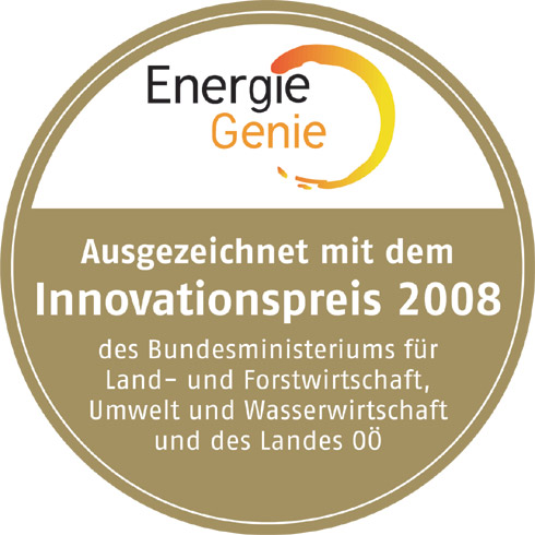 Ausgezeichnet mit dem Innovationspreis 2008 des Bundesministeriums...